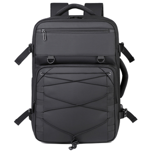 2026新款可登机扩容背包大容量电脑双肩包商务旅行短途出差行李包