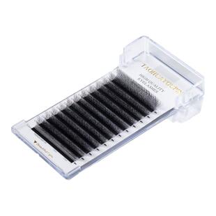 桃花优品五叶草嫁接睫毛浓密美睫店专用轻盈柔软翘睫黑色假睫毛