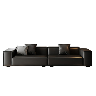 真皮沙发沙发意式海绵+乳胶