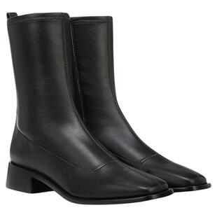 SAM EDELMAN山姆爱德曼冬粗跟方头红色瘦瘦靴拉链短靴女TIERNEY