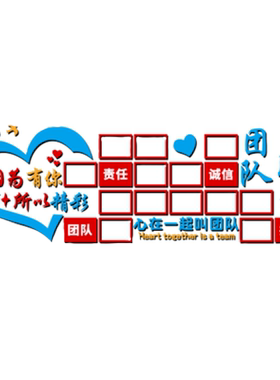 未美员工风采公司办公室照片墙贴