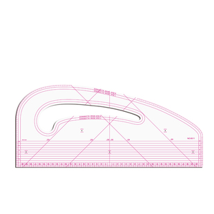 8511服装打版尺 放码尺 中分尺 定位打样尺 多功能曲线尺制版工具