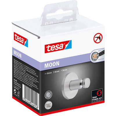 【年终钜惠】tesa德莎浴室挂钩免打孔不锈钢毛巾防潮防水强力承重