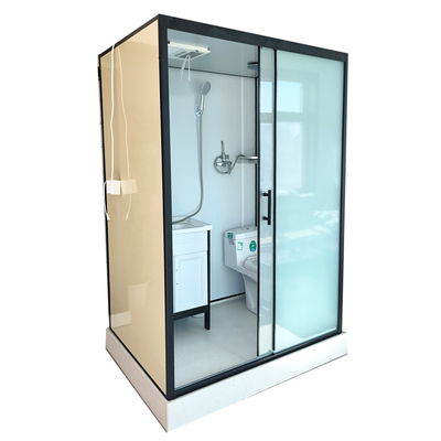 方形整体淋浴房推拉门带花洒暖风