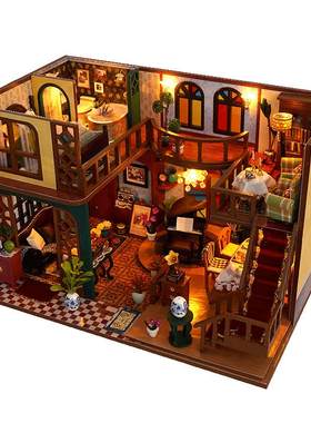 古风diy小屋韵味东方微缩模型