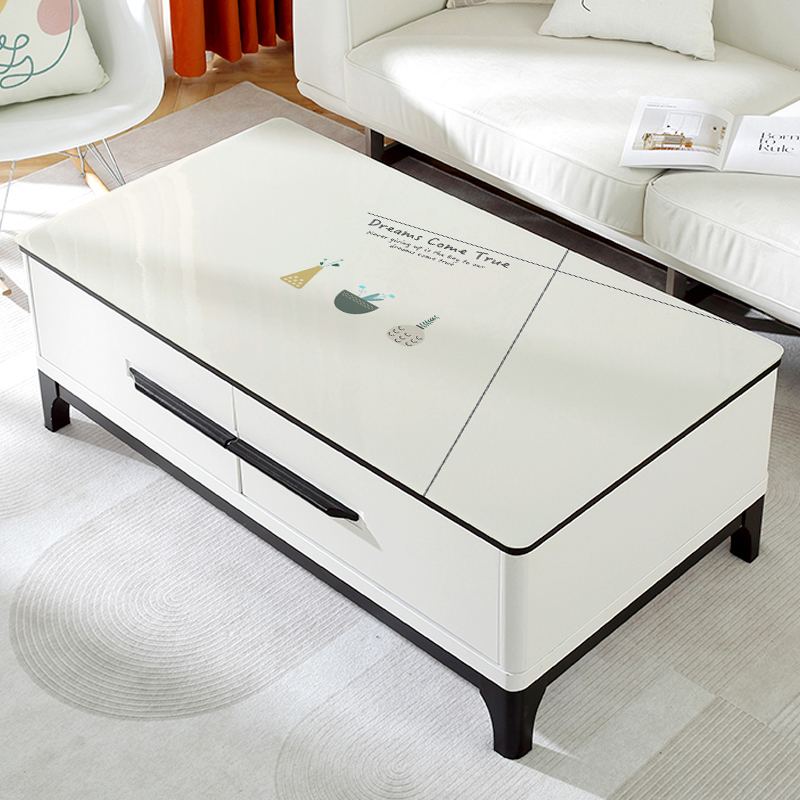 2024年新款茶几垫加厚防油防烫免洗餐桌布简约现代茶几桌布遮丑