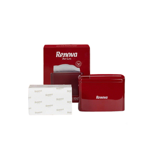 Renova红色纸巾高端喜庆婚礼装饰生活仪式感手帕面纸礼盒伴手礼