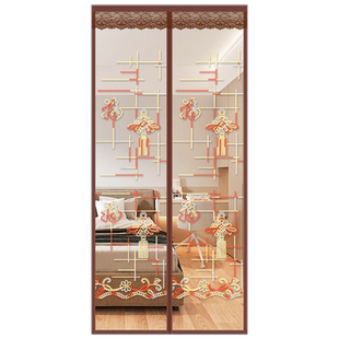 防蚊门帘2025新款高档磁性纱门自粘纱窗家用夏季大门全磁条隔断帘