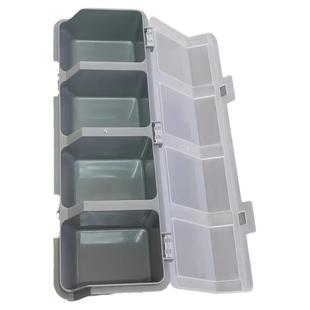 桌面收纳盒零件盒多格大容量分装盒塑料螺丝螺栓收纳盒五金工具盒