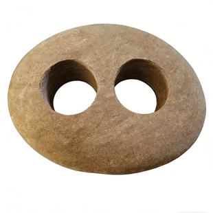 打孔鹅卵石开孔水草定植环固定神器鱼缸造景装饰石头底座定植石