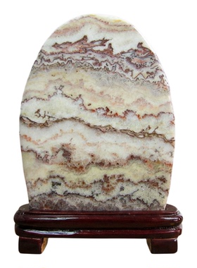 天然原石奇石国画石观赏摆件