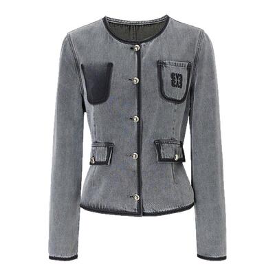 慵懒风莱赛牛仔复古新品外套新款