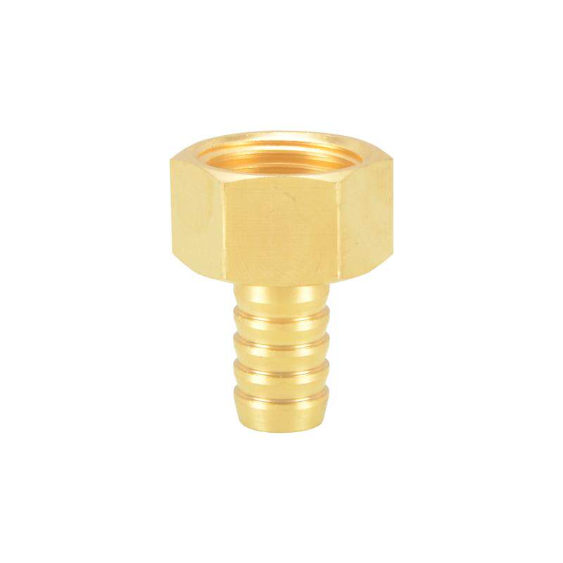 黄铜4分内丝牙活接转变宝塔咀直插天然气煤气水软管皮插竹节接头