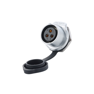凌科LP-20防水航空插头单孔插座3芯正反装公母电源工业圆形连接器