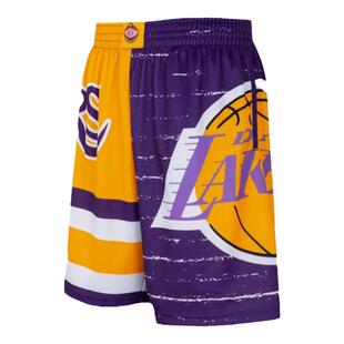 Mitchell&Ness短裤BigFace3.0潮流拼接设计感运动短裤集合男MN