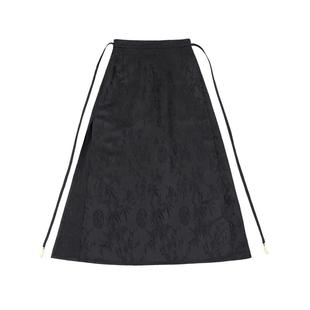 汉尚华莲雾山雨新中式国风套装显瘦中长裙日常通勤汉元素小个子