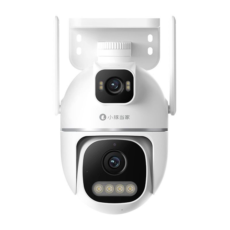 鸿蒙智选小豚当家摄像头T5双摄家用监控360无死角全景室外摄影头