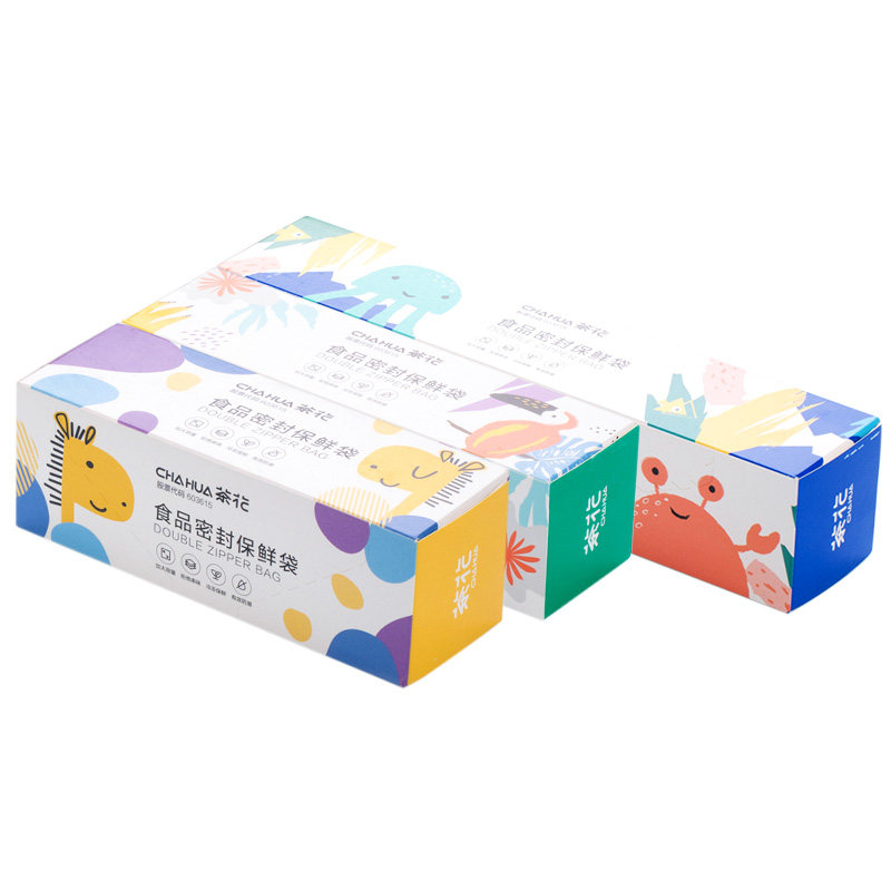 茶花密封袋保鲜袋食品级冰箱冷冻食品专用袋家用封口食品袋自封袋