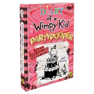 预售2025年新品 小屁孩日记20 精装 英文原版 Diary of a wimpy kid partypooper 英语漫画桥梁章节书 课外阅读书籍 Jeff Kinney