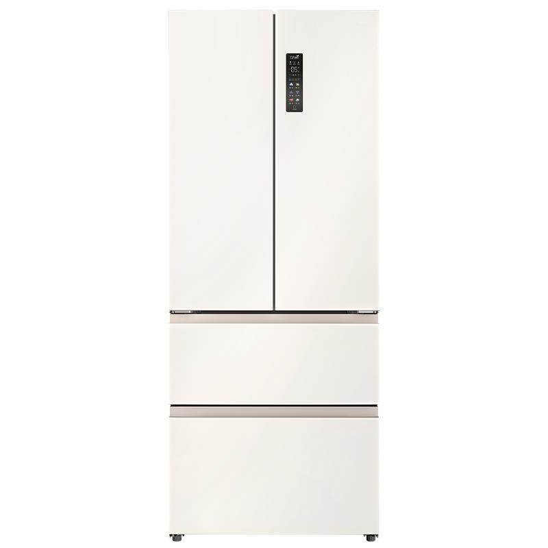 TCL冷布丁409升法式多门冰箱四开门超窄超薄小户型零嵌全自动制冰