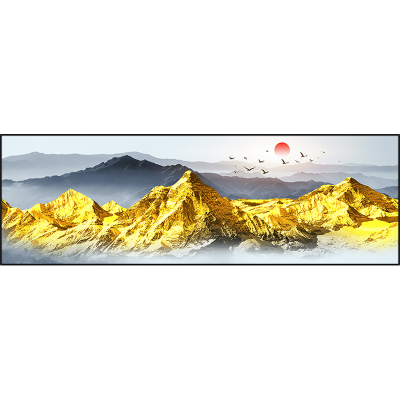 卧室床头装饰画自粘背靠金山壁画酒店宾馆民宿客厅背景墙纸贴画