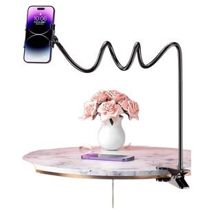 【碳素钢】手机架懒人支架床上躺着看电视床头手机ipad平板通用桌面拍摄拍照直播专用夹子多功能宿舍支撑架