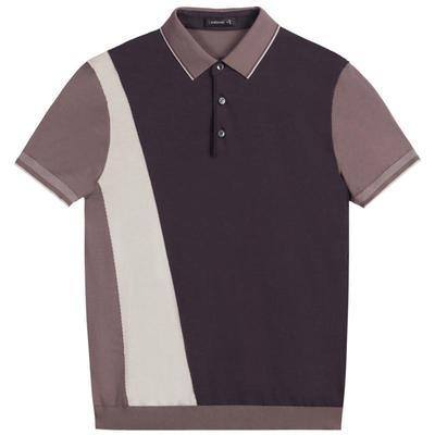 【纯棉】劲霸男装23夏季商务拼色翻领针织Polo衫|BTTE2301