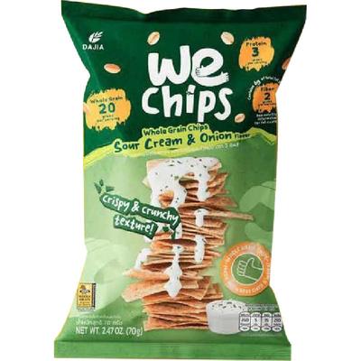 泰国We chips全谷物脆片燕麦脆全麦谷物纤维健康零食办公室零食