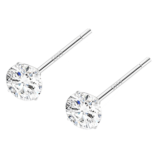 999纯银养耳洞钻石耳钉女养耳棒男耳骨钉小耳环爆款足银新款耳饰