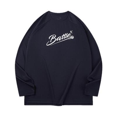 乔丹男生轻薄透气长袖T恤衫