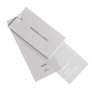 特种纸EVA软胶吊牌 服装女装商标 衣服挂牌 时尚简约大气通用现货