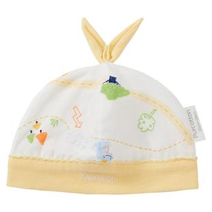 全棉时代婴儿帽子秋冬保暖宝宝婴幼儿囟门帽纯棉四季新生儿胎帽