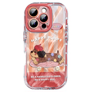 腊肠狗适用苹果17手机壳日韩潮牌iPhone16promax全包透明15plus硅胶14卡通17e可爱13pro气囊防摔12新年限定11