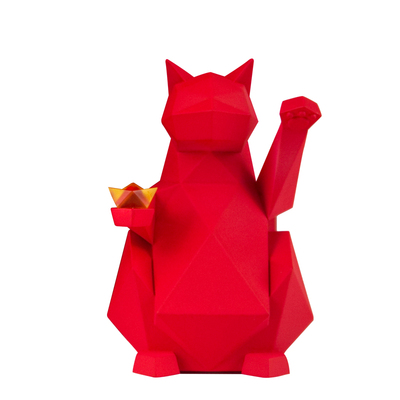 青红皂白原创艺术风结婚招财猫