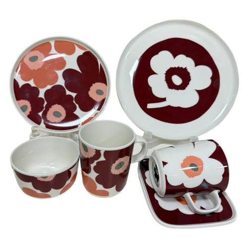 芬兰Marimekko玛莉美歌Unikko游霓可 樱桃红 24年圣诞新品芬兰