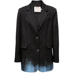 Vero Moda奥莱西装外套女秋季宽松翻领简约通勤上衣百搭流行