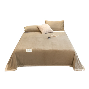 无印良品冬季加厚保暖牛奶绒毛毯珊瑚绒毯子办公室午睡盖毯沙发毯