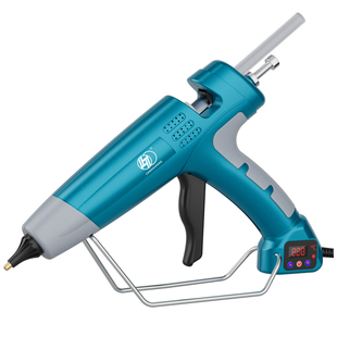 海航工业级热熔胶枪数显调温200-500W大功率家用手工胶枪胶棒11mm