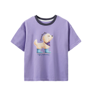 优贝宜男女童T恤短袖2026新品童装男孩夏装纯棉半袖衣服夏季薄款