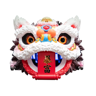 【潮ONE】适用问界m8m9/智界S7R7尚界H5音响帽子国潮文创醒狮摆件