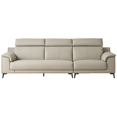 双虎乳胶真皮沙发轻奢现代