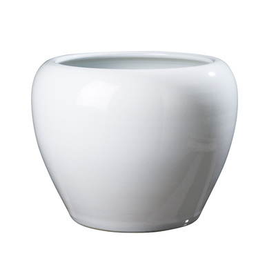 景德镇纯白色书画收纳缸