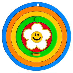 彩虹二合一地漏盖家用浴室卫生间下水道防臭盖简约可过滤地漏垫