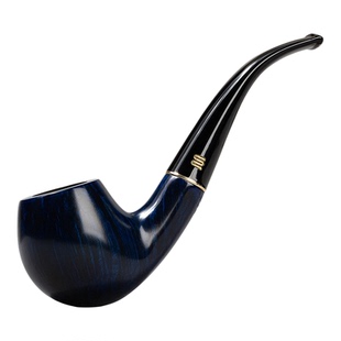 意大利进口石楠木手工烟斗弯式苹果烟斗传统老式过滤烟抖具实木