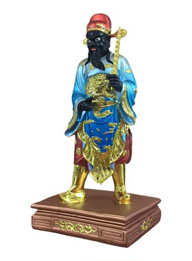 树脂彩绘文武判官城隍爷神像