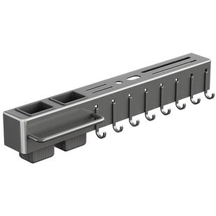 不锈钢刀架 厨房多功能壁挂置物架 筷子勺子收纳盒锅铲刀具收纳架