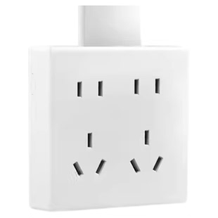 明装开关插座面板86型免打孔粘贴明线五孔插座带开关二十多孔排插