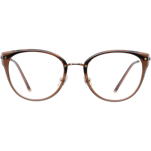 乐申自动感光变色墨镜女款猫眼防蓝光近视带度数太阳眼镜防紫外线