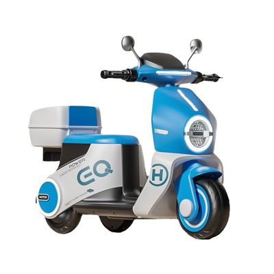 儿童电动摩托车三轮车可坐人充电遥控电瓶车男女童车小孩子玩具车