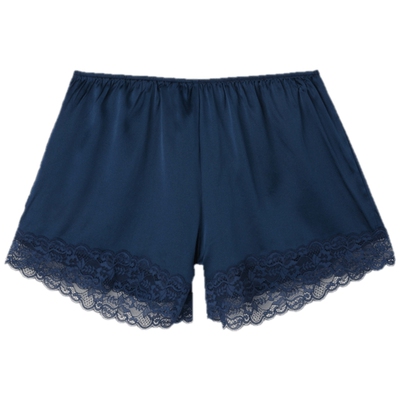 Intimissimi意舒漫桑蚕丝蕾丝边女士家居短裤睡裤打底裤PDC92S